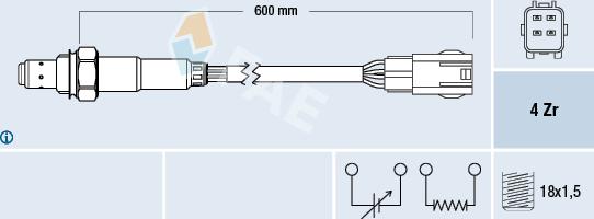 FAE 77588 - Sonda lambda autozon.pro