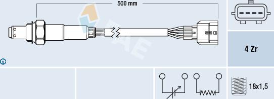 FAE 77582 - Sonda lambda autozon.pro