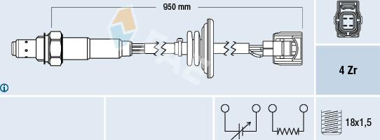 FAE 77520 - Sonda lambda autozon.pro