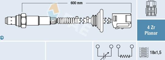 FAE 77521 - Sonda lambda autozon.pro