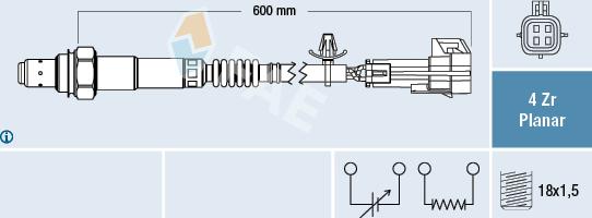 FAE 77576 - Sonda lambda autozon.pro