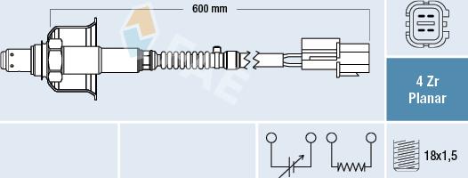 FAE 77696 - Sonda lambda autozon.pro