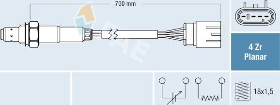 FAE 77690 - Sonda lambda autozon.pro