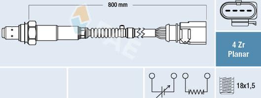 FAE 77697 - Sonda lambda autozon.pro