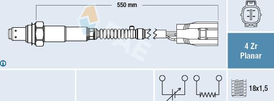 FAE 77652 - Sonda lambda autozon.pro