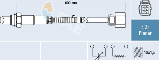 FAE 77665 - Sonda lambda autozon.pro