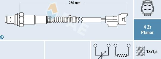 FAE 77604 - Sonda lambda autozon.pro