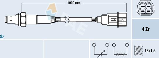 FAE 77605 - Sonda lambda autozon.pro