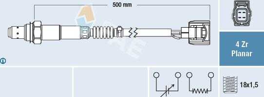 FAE 77617 - Sonda lambda autozon.pro