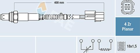 FAE 77687 - Sonda lambda autozon.pro