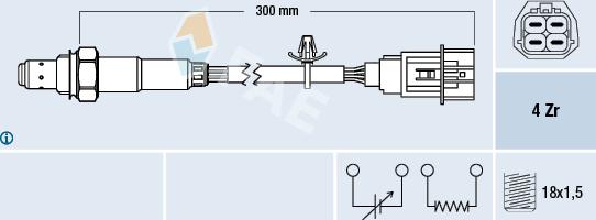 FAE 77637 - Sonda lambda autozon.pro