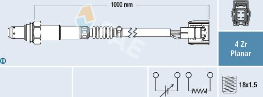 FAE 77620 - Sonda lambda autozon.pro