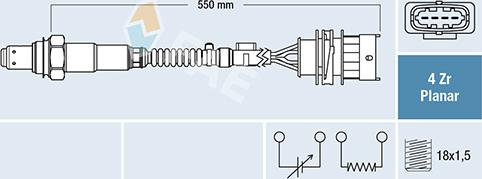 FAE 77670 - Sonda lambda autozon.pro