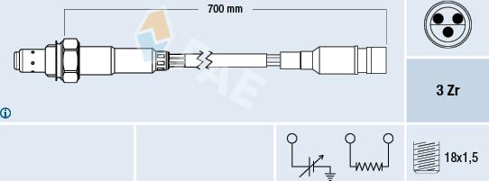 FAE 77199 - Sonda lambda autozon.pro