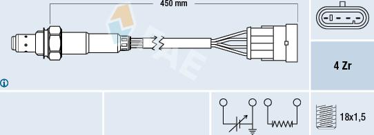 FAE 77159 - Sonda lambda autozon.pro