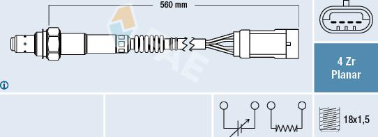 FAE 77153 - Sonda lambda autozon.pro