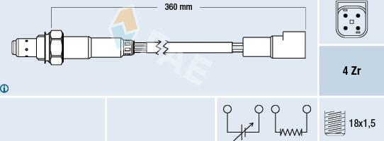 FAE 77168 - Sonda lambda autozon.pro