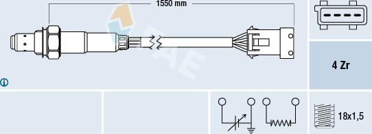 FAE 77167 - Sonda lambda autozon.pro