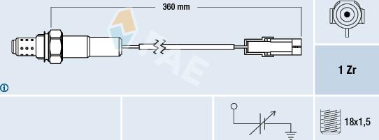 FAE 77101 - Sonda lambda autozon.pro