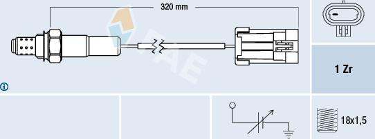 FAE 77102 - Sonda lambda autozon.pro