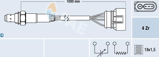 FAE 77134 - Sonda lambda autozon.pro