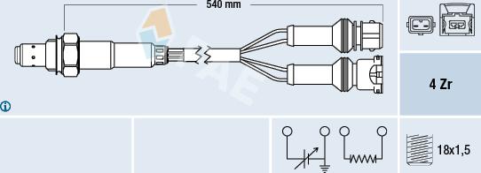 FAE 77123 - Sonda lambda autozon.pro