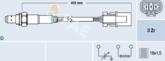 FAE 77122 - Sonda lambda autozon.pro