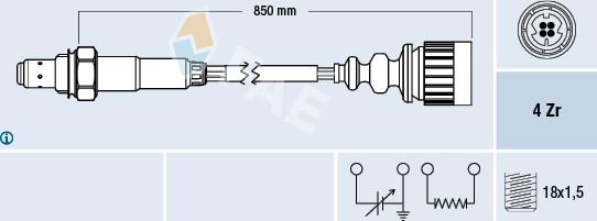 FAE 77174 - Sonda lambda autozon.pro