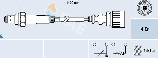 FAE 77175 - Sonda lambda autozon.pro