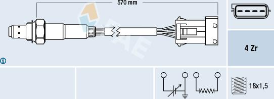 FAE 77340 - Sonda lambda autozon.pro