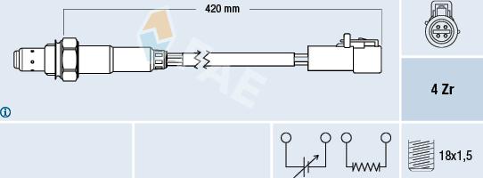 FAE 77305 - Sonda lambda autozon.pro