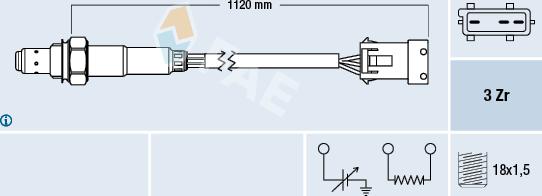 FAE 77307 - Sonda lambda autozon.pro