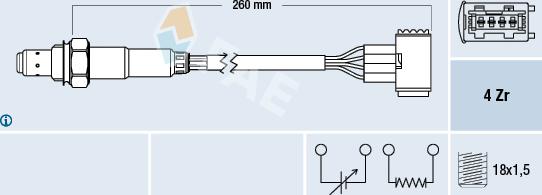 FAE 77389 - Sonda lambda autozon.pro