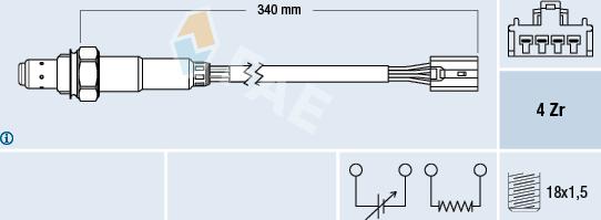 FAE 77388 - Sonda lambda autozon.pro