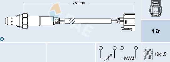 FAE 77339 - Sonda lambda autozon.pro