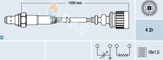 FAE 77337 - Sonda lambda autozon.pro