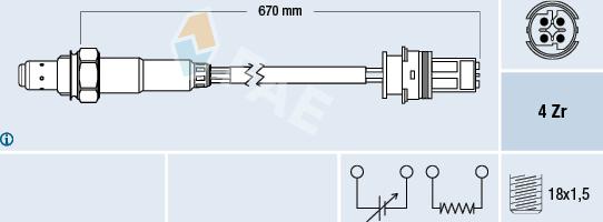 FAE 77329 - Sonda lambda autozon.pro