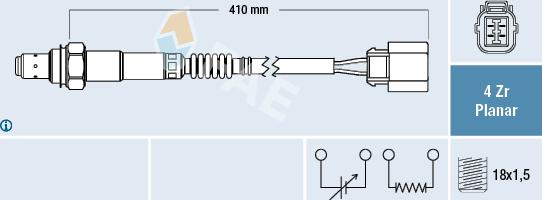 FAE 77322 - Sonda lambda autozon.pro