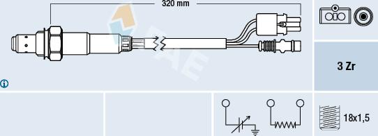 FAE 77378 - Sonda lambda autozon.pro