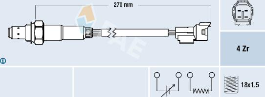 FAE 77296 - Sonda lambda autozon.pro