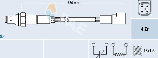 FAE 77245 - Sonda lambda autozon.pro