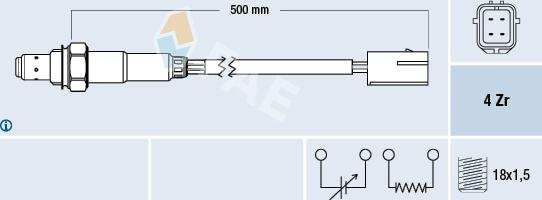 FAE 77255 - Sonda lambda autozon.pro