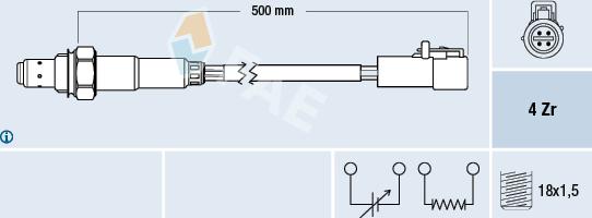 FAE 77260 - Sonda lambda autozon.pro