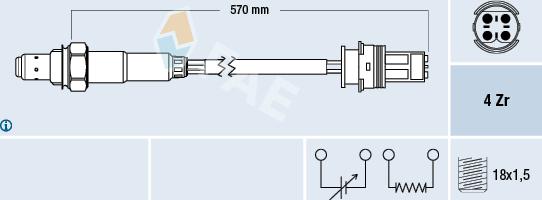 FAE 77268 - Sonda lambda autozon.pro