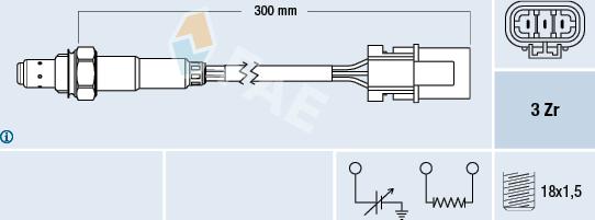 FAE 77228 - Sonda lambda autozon.pro