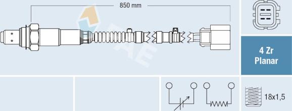 FAE 77795 - Sonda lambda autozon.pro