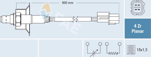 FAE 77765 - Sonda lambda autozon.pro