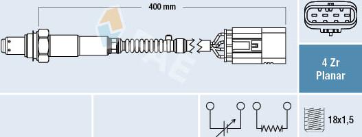 FAE 77762 - Sonda lambda autozon.pro