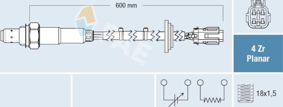 FAE 77701 - Sonda lambda autozon.pro