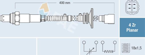 FAE 77788 - Sonda lambda autozon.pro